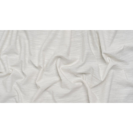 Slubbed Heavy Cotton and Linen Woven - Off White - Famous Australian Designer Deadstock