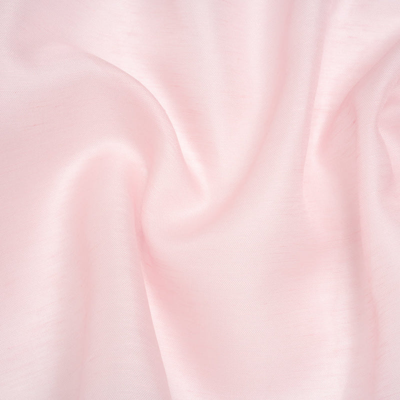 Linen and Silk Scrim - Pale Pink - Famous Australian Designer Deadstock