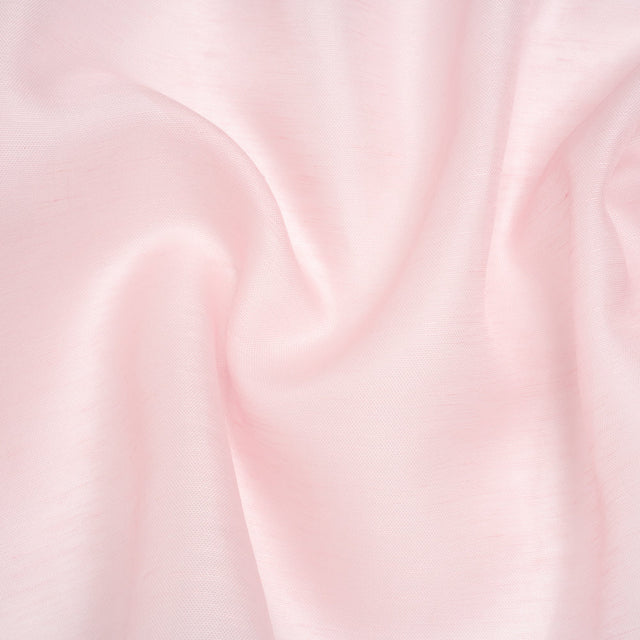 Linen and Silk Scrim - Pale Pink - Famous Australian Designer Deadstock