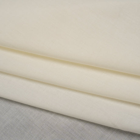 Cotton Voile Lining - White Smoke - Famous Australian Designer Deadstock