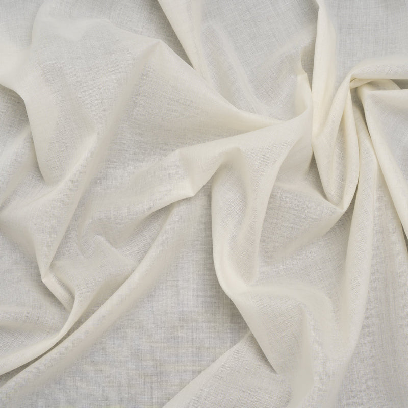 Cotton Voile Lining - White Smoke - Famous Australian Designer Deadstock