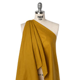 Cotton Voile Lining - Golden Mustard - Famous Australian Designer Deadstock