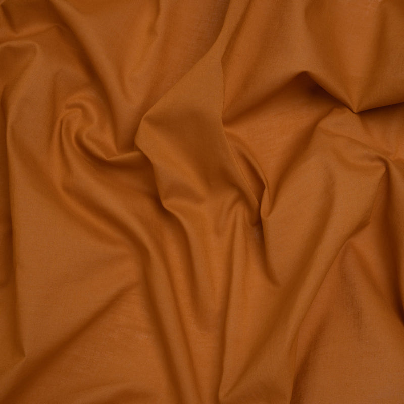 Cotton Voile Lining - Burnt Orange - Famous Australian Designer Deadstock