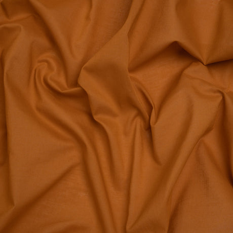Cotton Voile Lining - Burnt Orange - Famous Australian Designer Deadstock