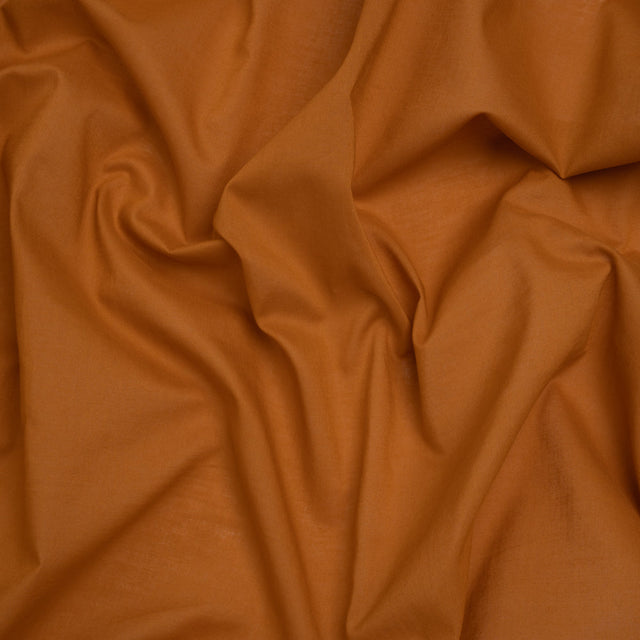 Cotton Voile Lining - Burnt Orange - Famous Australian Designer Deadstock