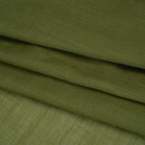 Textured Cotton Voile - Herb Green - Famous Australian Designer Deadstock