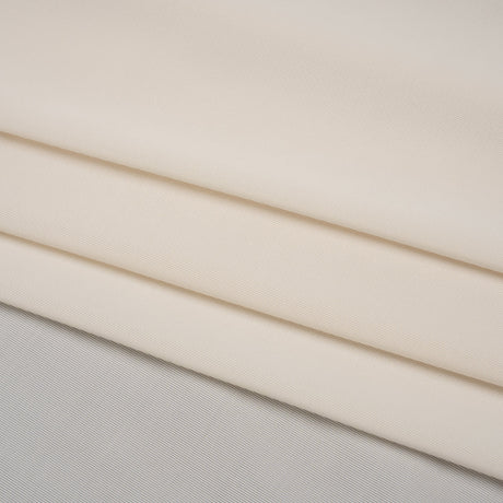 Stretch Polyester Jersey - Bleached Sand - Famous Australian Designer Deadstock