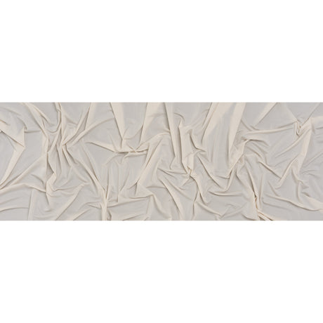 Stretch Polyester Jersey - Bleached Sand - Famous Australian Designer Deadstock