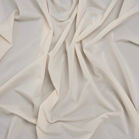 Stretch Polyester Jersey - Bleached Sand - Famous Australian Designer Deadstock