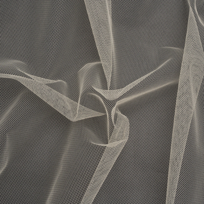 Nylon Tulle - Light Beige - Famous Australian Designer Deadstock