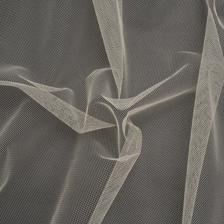 Nylon Tulle - Light Beige - Famous Australian Designer Deadstock