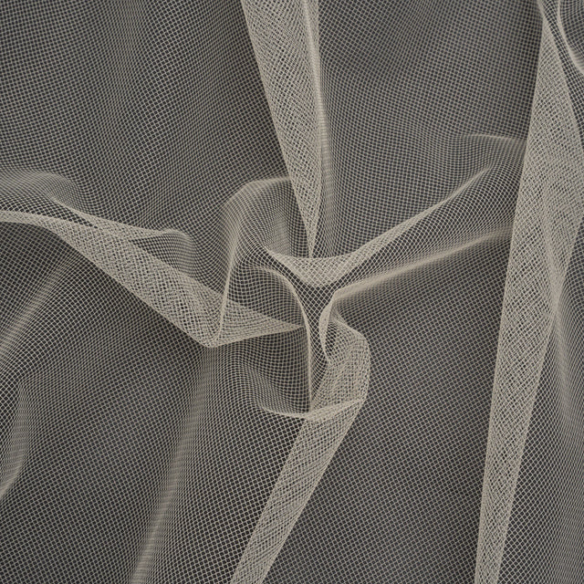 Nylon Tulle - Light Beige - Famous Australian Designer Deadstock
