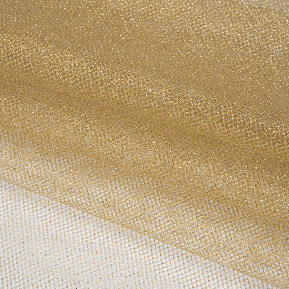 Metallic Tulle - Gold - Famous Australian Designer Deadstock