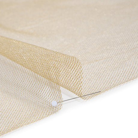 Metallic Tulle - Gold - Famous Australian Designer Deadstock