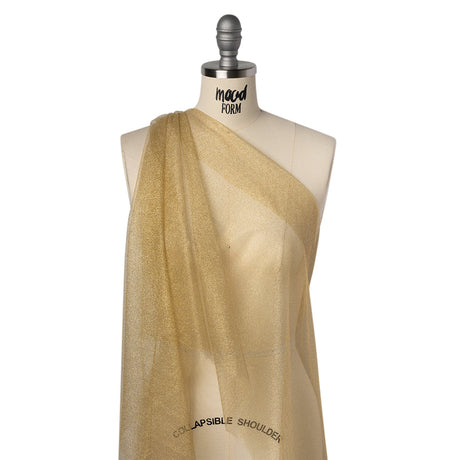 Metallic Tulle - Gold - Famous Australian Designer Deadstock