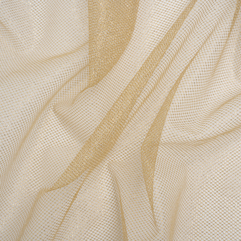 Metallic Tulle - Gold - Famous Australian Designer Deadstock