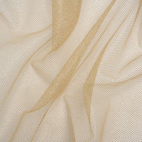 Metallic Tulle - Gold - Famous Australian Designer Deadstock