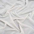 Stretch Polyester Jersey - Snow White - Famous Australian Designer Deadstock
