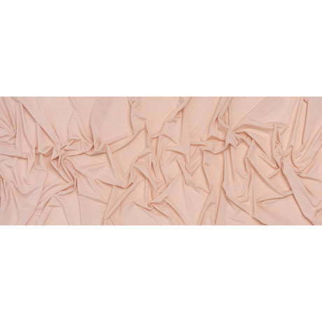 Stretch Polyester Jersey - Candlelight Peach - Famous Australian Designer Deadstock