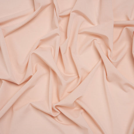 Stretch Polyester Jersey - Candlelight Peach - Famous Australian Designer Deadstock