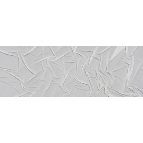 Stretch Polyester Jersey - Coconut White - Famous Australian Designer Deadstock