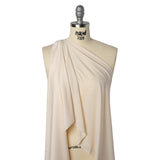 Stretch Polyester Jersey - Rose Cream - Famous Australian Designer Deadstock