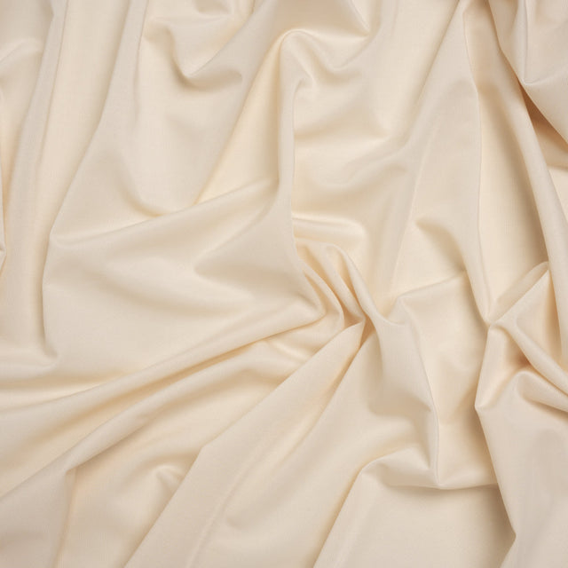 Stretch Polyester Jersey - Rose Cream - Famous Australian Designer Deadstock