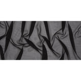 Silk Chiffon - Black - Famous Australian Designer Deadstock