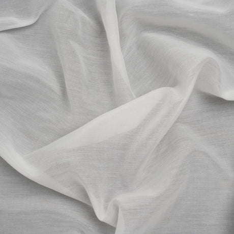 Silk and Cotton Voile - Ivory - Famous Australian Designer Deadstock