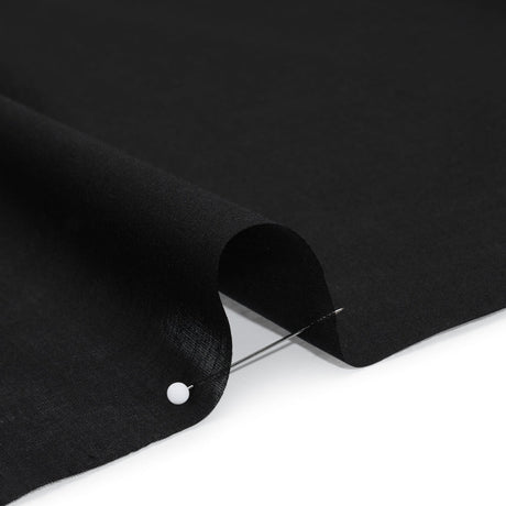 Cotton Voile Lining - Black - Famous Australian Designer Deadstock