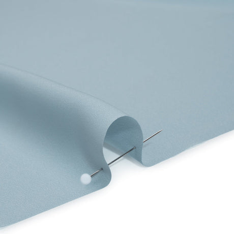 Polyester Crepe de Chine - Sky Blue - Famous Australian Designer Deadstock