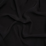 Viscose Crepe de Chine - Black - Famous Australian Designer Deadstock