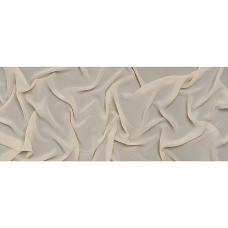 Viscose Crepe de Chine - Buff - Famous Australian Designer Deadstock