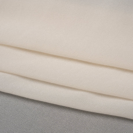 Viscose Georgette - Cream - Famous Australian Designer Deadstock
