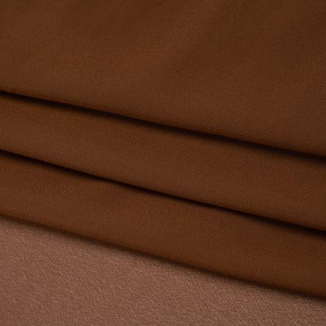 Viscose Georgette - Brown - Famous Australian Designer Deadstock