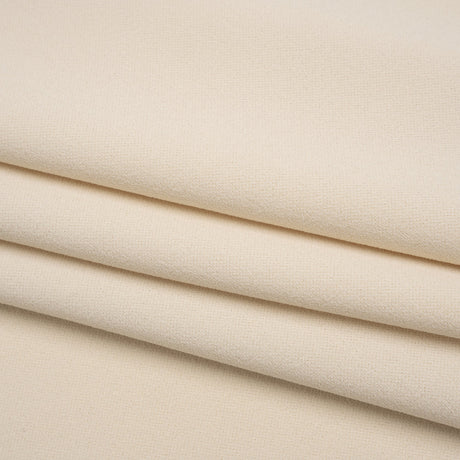 Stretch Polyester Crepe Double Knit - Horn - Designer Deadstock