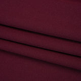 Stretch Polyester Crepe Double Knit - Jeweled Wine - Designer Deadstock