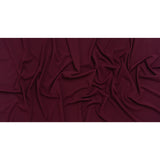 Stretch Polyester Crepe Double Knit - Jeweled Wine - Designer Deadstock
