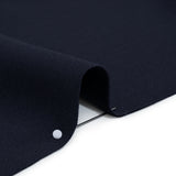 Stretch Polyester Ottoman Knit - Navy Blazer - Designer Deadstock