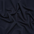 Stretch Polyester Ottoman Knit - Navy Blazer - Designer Deadstock