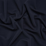 Stretch Polyester Ottoman Knit - Navy Blazer - Designer Deadstock