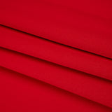 Stretch Polyester Scuba Knit - Red - Designer Deadstock