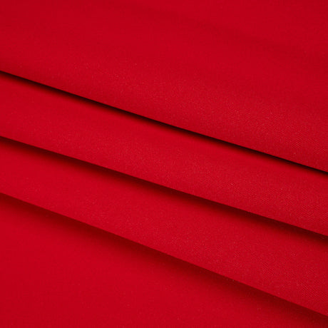 Stretch Polyester Scuba Knit - Red - Designer Deadstock