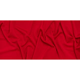 Stretch Polyester Scuba Knit - Red - Designer Deadstock