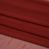 Polyester Stretch Mesh - Brick Red - Designer Deadstock