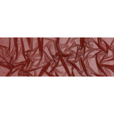 Polyester Stretch Mesh - Brick Red - Designer Deadstock
