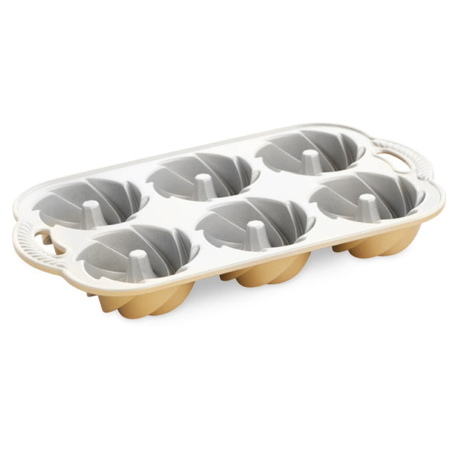 Nordic Ware Heritage Bundtlette Pan, 6 Cavities