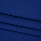 Stretch Polyester Crepe Double Knit - Electric Blue - Designer Deadstock