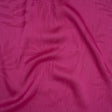 Crinkled Polyester Satin-Face Chiffon Jacquard - Fuchsia Palm Leaves - Designer Deadstock