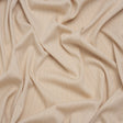 Stretch Polyester Barcode Rib Knit - Oatmeal - Designer Deadstock